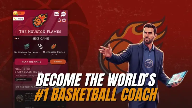 Schermata di Astonishing Basketball Manager